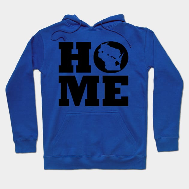 Wisconsin and Hawai'i HOME Roots by Hawaii Nei All Day Hoodie by hawaiineiallday